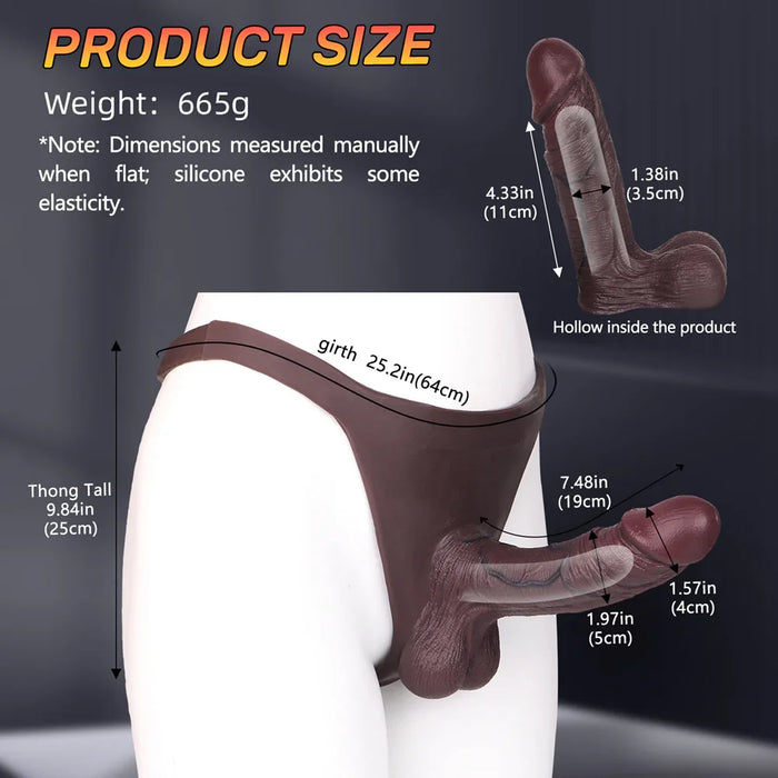 realistic hollow dildo