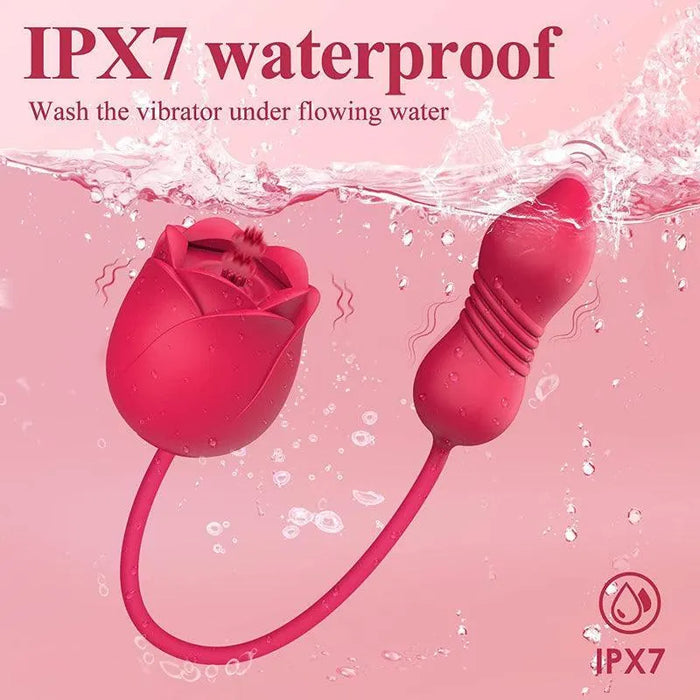 Rose Clit Stimulator Sex Toy for Woman - xinghaoya official store