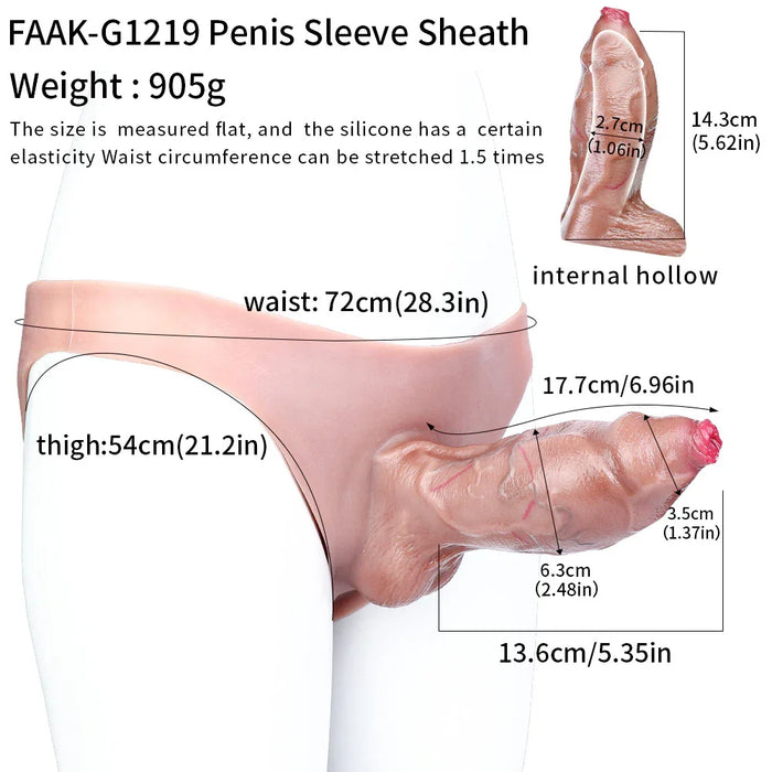 uncut dildo