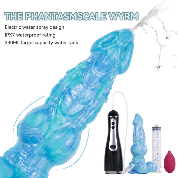 squirting knot dildo
