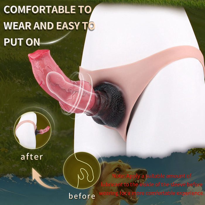 wearable knot dildo