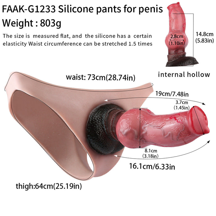 couples hollow dildo