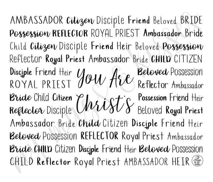 You Are Christ's Travel Mug