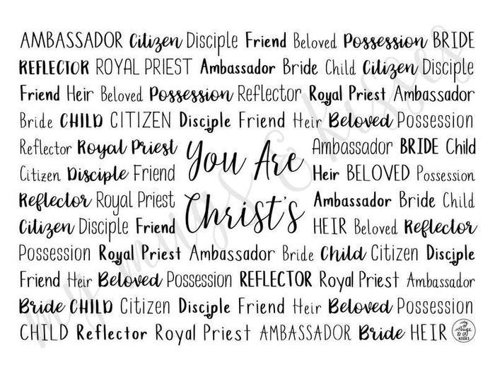 You Are Christ's Tumbler