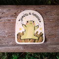 "You're a Weenie" Frog Sticker