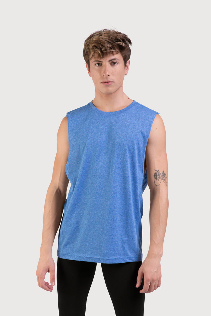 Z0403M - Bloch Harris Relaxed Drop Arm Mens Muscle Tank