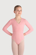 Z0858G - Bloch Overture Crossover Girls Long Sleeve Wrap Top