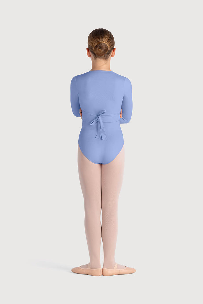 Z0858G - Bloch Overture Crossover Girls Long Sleeve Wrap Top